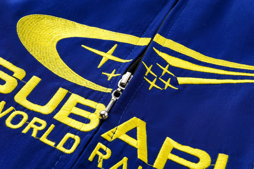 Vintage Subaru Rally Racing Jacket - Blue Edition