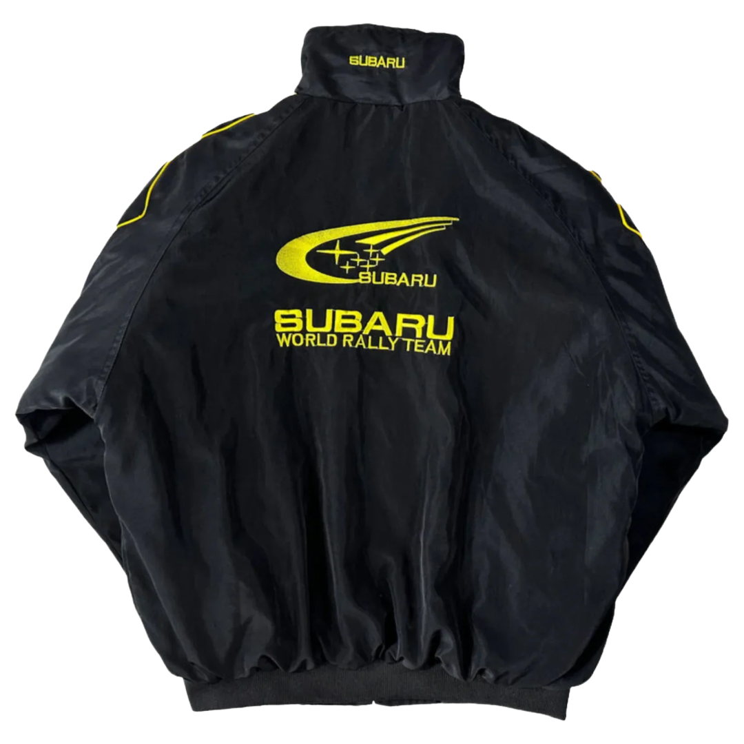 Subaru Rally Vintage Racing Jacket - Black Edition