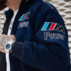 Vintage Blue BMW Racing Jacket