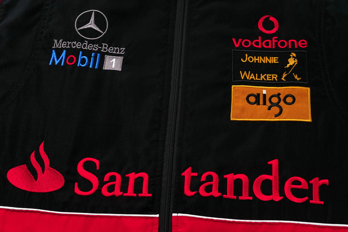 Mercedes F1 Vintage Racing Jacket - Red