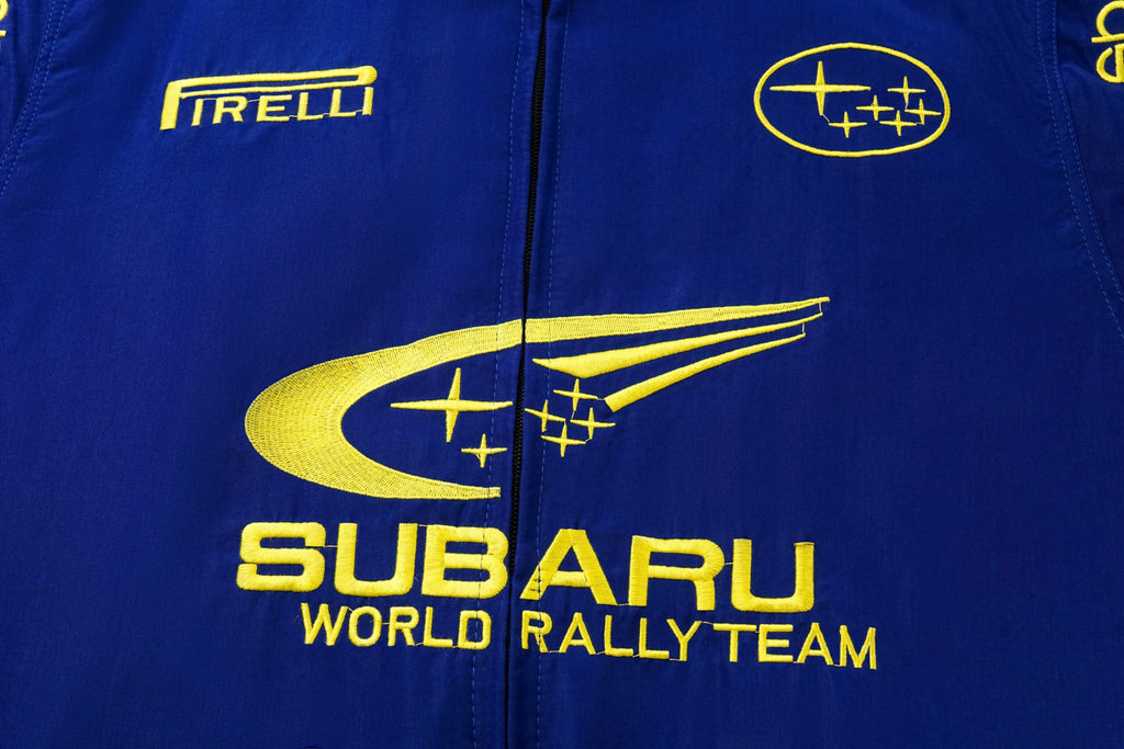 Vintage Subaru Rally Racing Jacket - Blue Edition