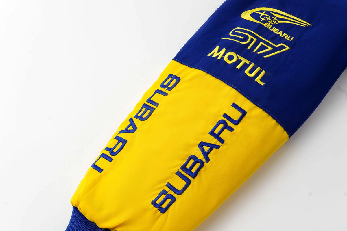 Vintage Subaru Rally Racing Jacket - Blue Edition