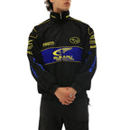Subaru Rally Vintage Racing Jacket - Black Edition