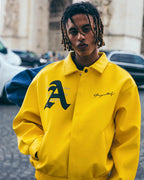 Doncare AFGK Ferrari Leather Jacket - Yellow Edition