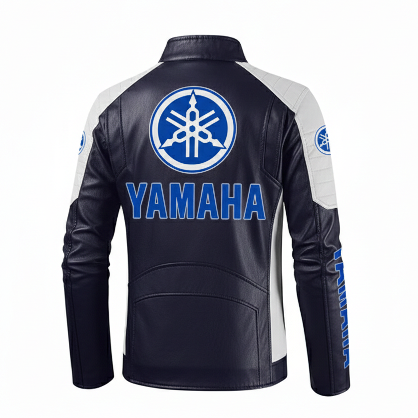Yamaha Racing Jacket Blue Logo Edition (Motorsport Leather)