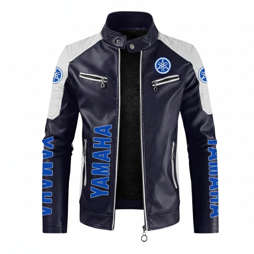 Yamaha Racing Jacket Blue Logo Edition (Motorsport Leather)