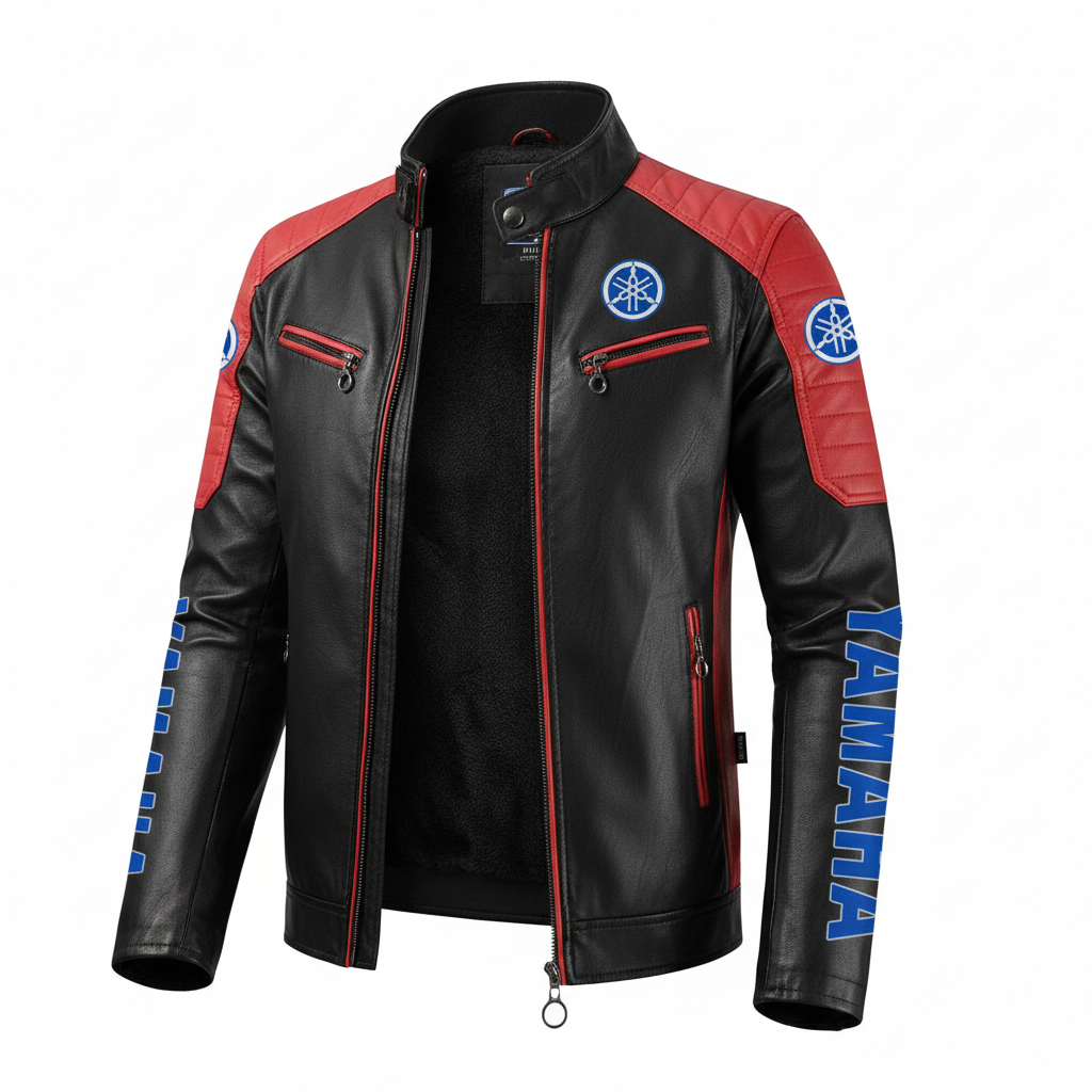 Yamaha Racing Jacket Blue Logo Edition (Motorsport Leather)