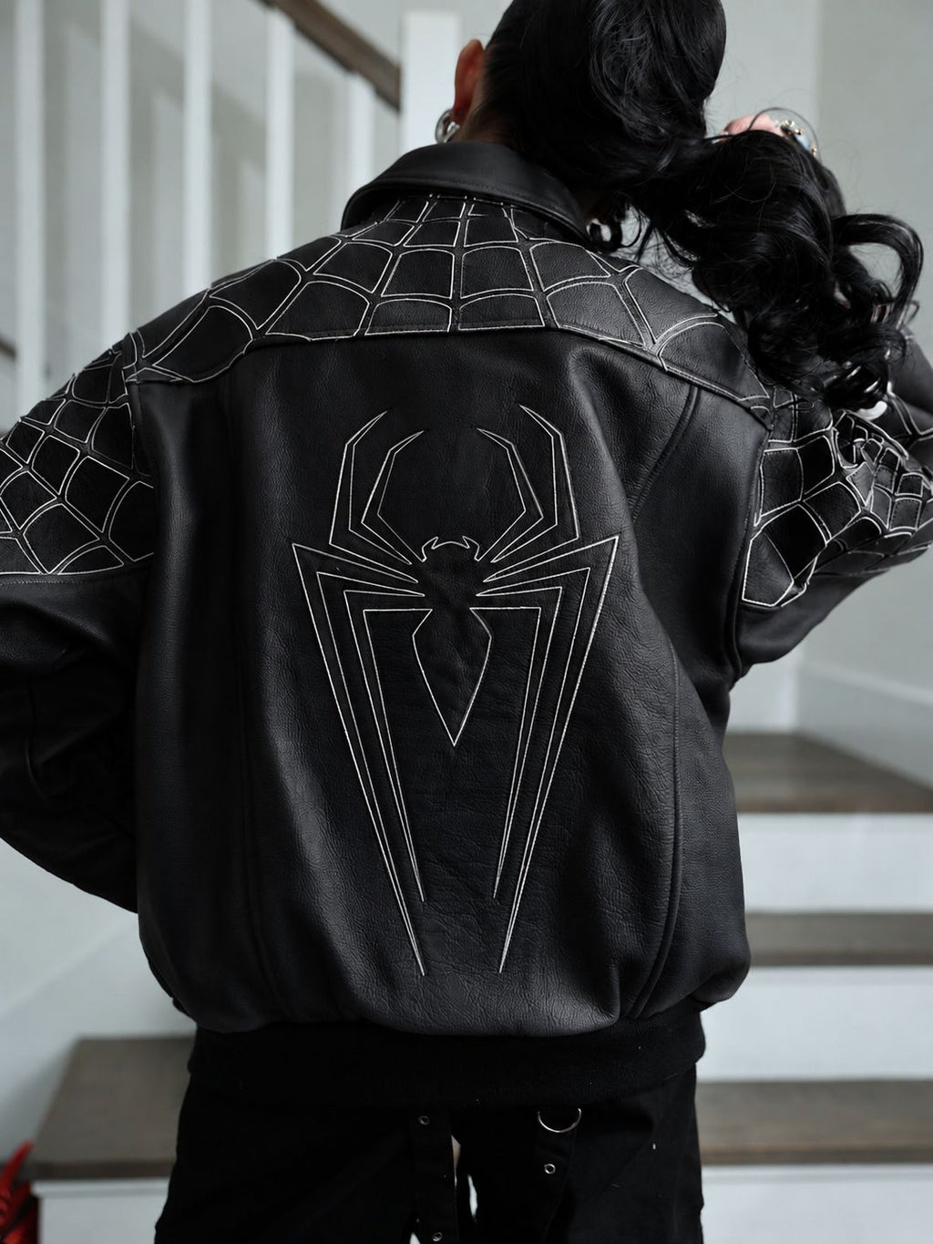Supreme x Spider Man Leather Jacket 2026
